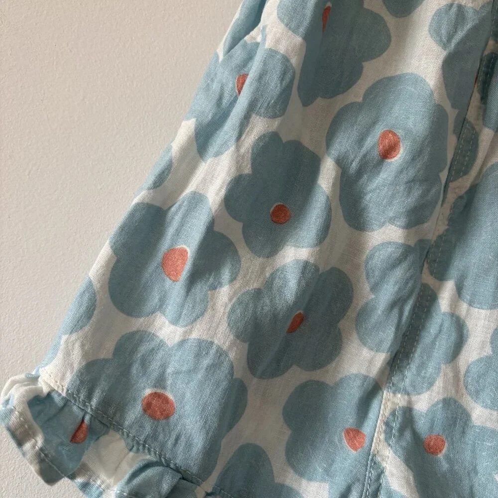 Little Co. by Lauren Conrad Boho daisy Floral print Romper Shorts Size 5 Girls‎